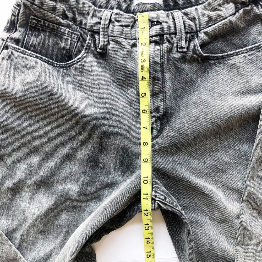 Good American Straight Leg Jeans in Washed Gray - Picture 8 of 9